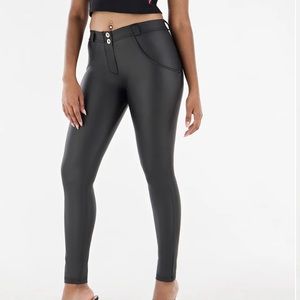 Pleather leggings super comfortable almost brand new worn a couple times